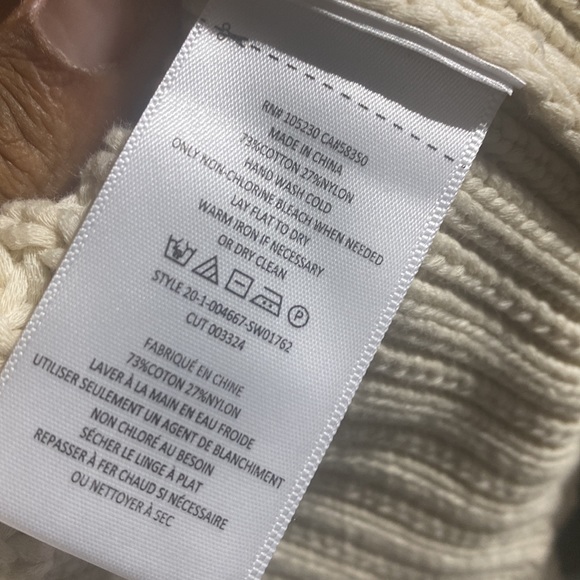 Oversized Cream Cardigan - Picture 6 of 6